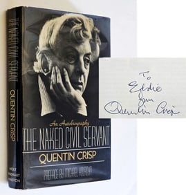 Quentin Crisp: The Naked Civil Servant Signed by the Author 1977 First Edition