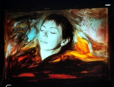 Barbara Hershey: Dreams Fire Flight 1989 Cibachrome