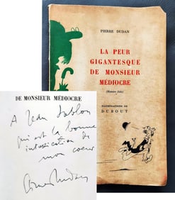 Pierre Dudan, Inscribed: La Peur 1947 Ed 527/1000