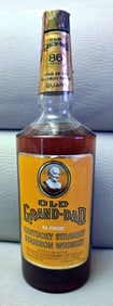 1971 Old Grand-Dad Kentucky Straight Bourbon 86 Proof 4/5 Quart