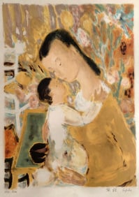 Le Pho: Maternité 1960s Edition 63/90 Lithograph