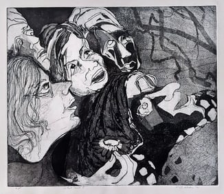 Ruth B. Rieber: What Next, 1971, AP Etching