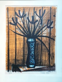 Bernard Buffet: Le Iris 1960 Lithograph Ed. 50/175