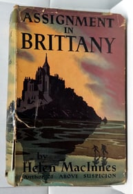 Helen MacInnes: Assignment In Brittany, 1942 First Printing