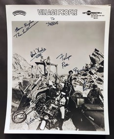 Village People 1978 Cruisin’ Photo Signed by the Original Group Members
