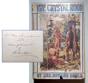 Mrs. Howard Gould, Inscribed 1st Edition: The Crystal Rood, 1914