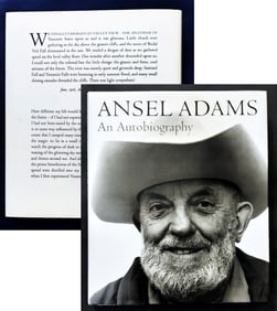 Ansel Adams: An Autobiography 1985 First Edition