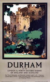 Fred Taylor: Poster, Durham LNER, c.1925 Lithograph