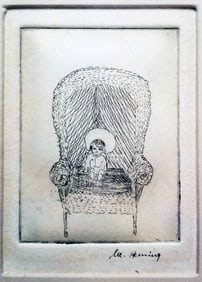 Mark Heming: The Heir 1964 Etching