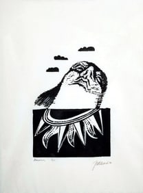 Antonio Frasconi: Amanecer 1970 Ed.6/25 Woodcut