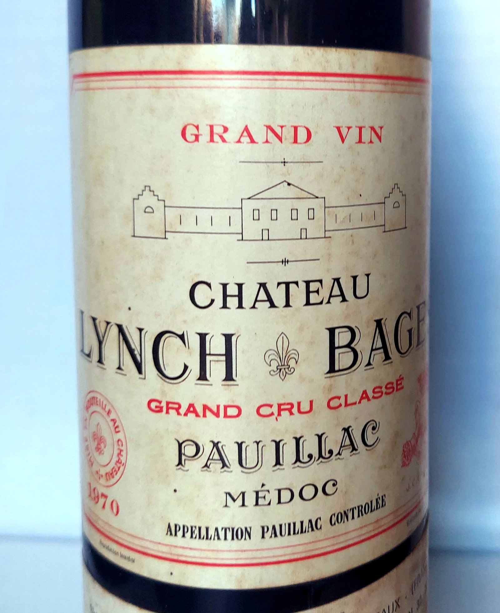 1970 Château Lynch-Bages Pauillac, Grand Vin 75cl (1 of 6)
