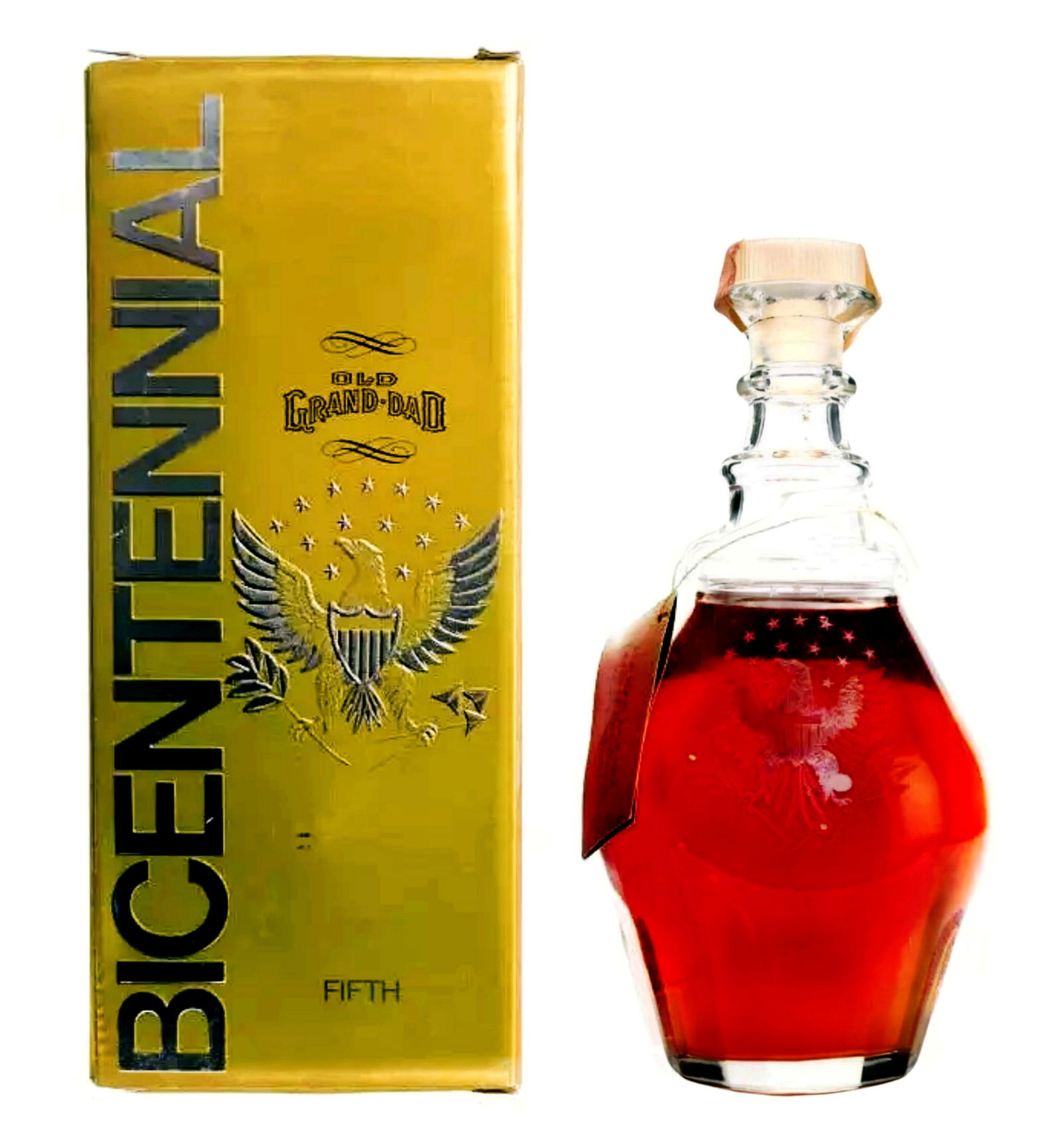 1976 Old Grand Dad Bicentennial Whiskey Decanter