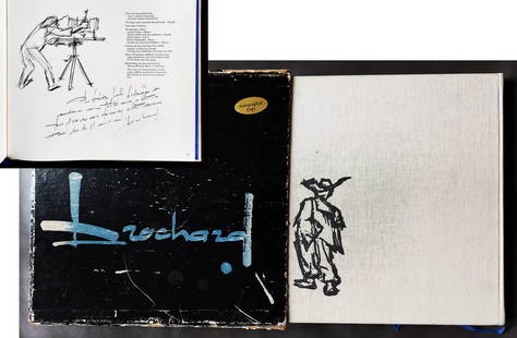 Rene Brochard, Inscribed Copy 73/1000: Conversational Journey 1978: Rene Brochard (French-Canadian, b.1926): Monograph with inserted lithograph signed in pencil. This copy 73 of a limited edition of 1250, of which 1000 were numbered and signed by Rene Brochard, is