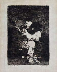 Francisco De Goya: The Little Prisoner c.1812 Etching on Laid Paper