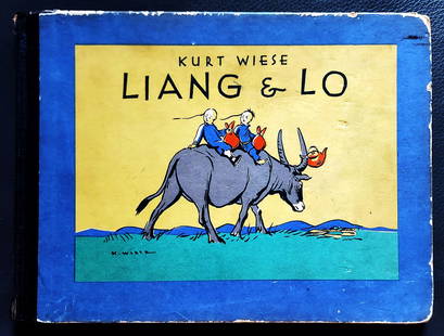 Kurt Wiese: Liang & Lo, 1930 First Edition: Kurt Wiese: Liang & Lo, 1930 First Edition Illustrated by the author Kurt Wiese (1887 - 1974) Caldecott and Newbery winner, a German-born illustrator, who wrote and illustrated 20 children's books and