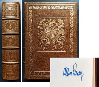 Allen Drury: Advise and Consent, 1977 Signed Ltd Edition