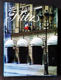 The Paris Ritz, 1991 First Edition: The Paris Ritz, by Mark Boxer and Pierre Salinger. First Edition published by Ritz Hotel, Paris, 1991. Printed in Japan. Profusely illustrated with 115 photos in color and b/w throughout