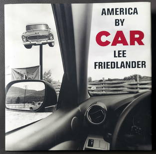 Lee Friedlander: America By Car 2010 First Edition: America by Car (2010) Photography by Lee Friedlander (American, b.1934). Binding: Hardcover First Edition by D.A.P./Fraenkel Gallery, 2010 New York / San Francisco. Contents: 192 duotone plates, 200 p