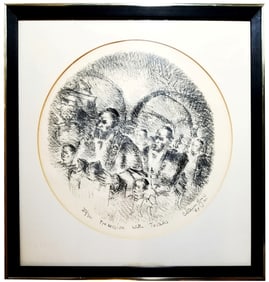 Chaim Gross, Inscribed: Simchat Torah 1964 Ed 23/301