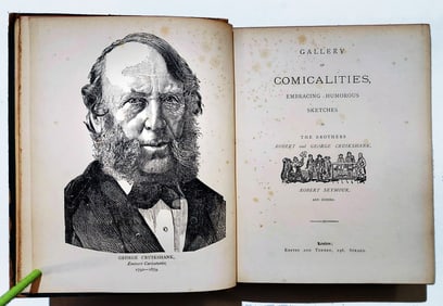 Gallery Of Comicalities Embracing Humorous Sketches 1870s London