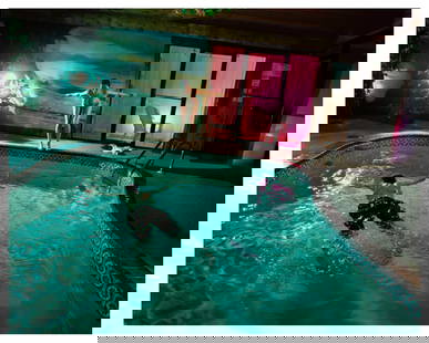Rafael Fuchs: Pool, 2003 Photograph Edition 3/15: Rafael Fuchs, Israeli-American: Pool, 2003 Color Print 11 x 14” on 13 x 16” Signed and dated on verso Archival print on photo rag, Printed in 2025 Edition 3/15 (plus 2 AP) Rafael Fuchs is one of t