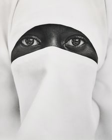 Chester Higgins Jr.: A Young Muslim Woman in Brooklyn, 1990