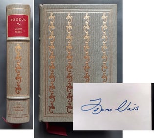 Leon Uris: Exodus: A Novel of Israel, 1977 Signed Ltd Edition