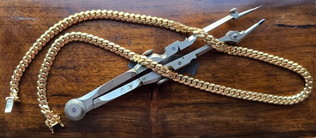 Gold Miami Cuban Necklace Handmade: 14K, 54.7g, 6mm, 20.25”