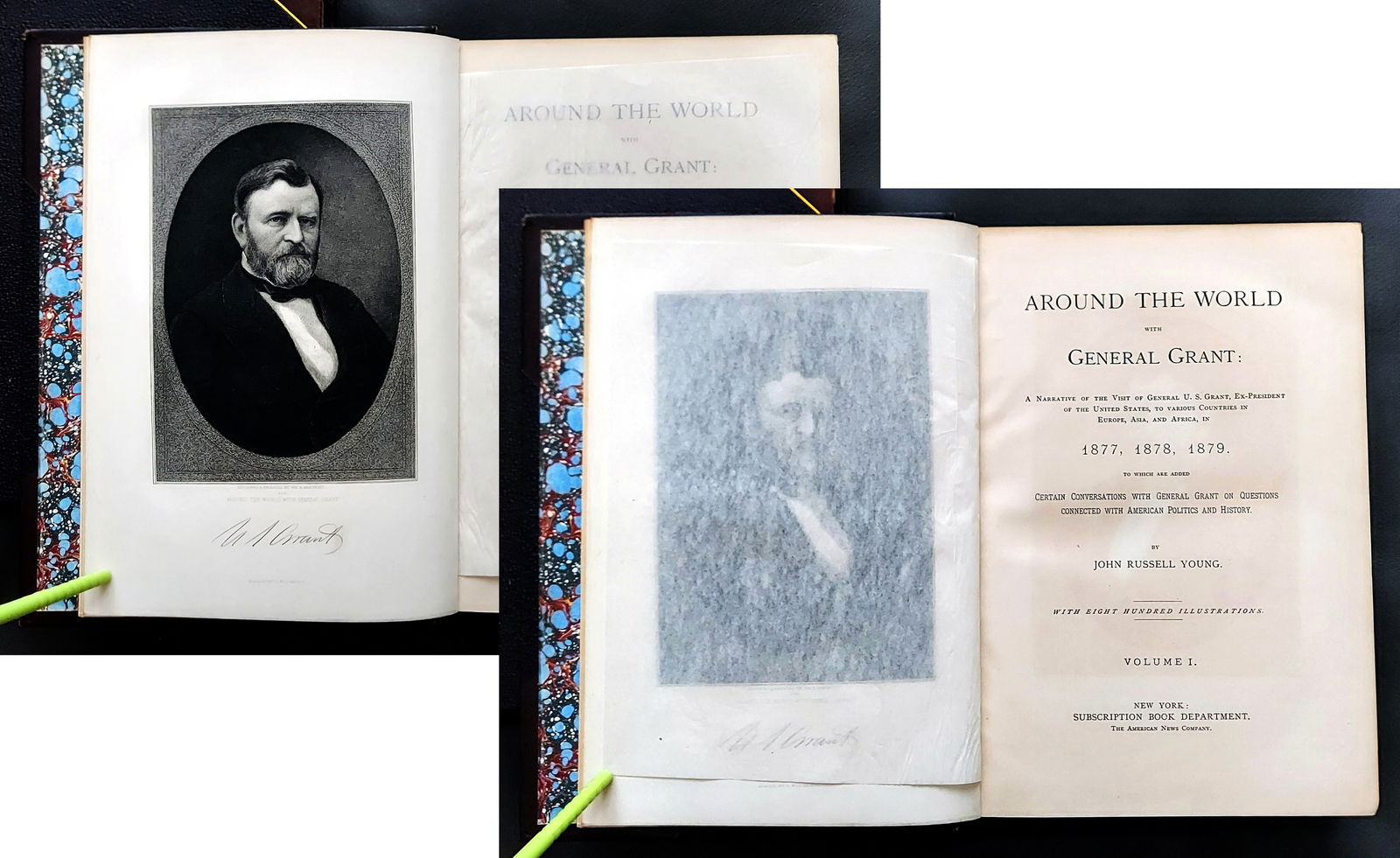 Around the World with General Grant 2 Volumes 1879 First Edition (1 of 8)