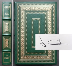 Joan Didion Signed Book: A Book of Common Prayer 1981 Limited Edition