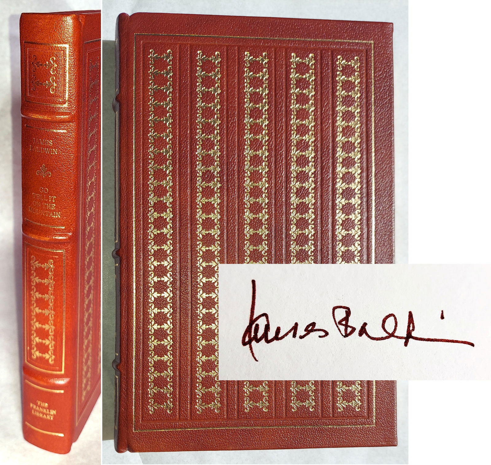 James Baldwin Signed Book: Go Tell It on the Mountain 1979 Ltd Edition (1 of 3)