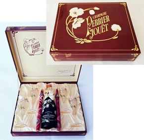 1989 Perrier-Jouet Fleur De Champagne Brut Belle Epoque 4 Flutes Gift Box