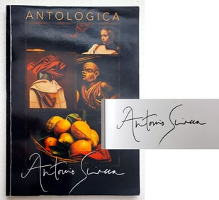 Antonio Sciacca, Signed: Antologica, 2020 First Edition