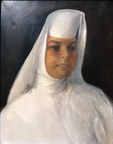 Frederick L. Sprague: La Dominicaine. 1964 Oil on Canvas