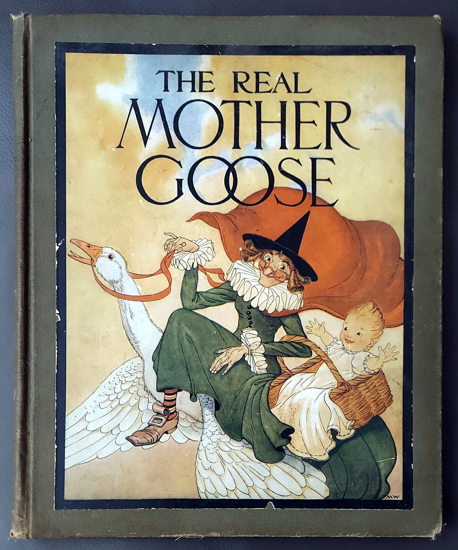 Blanche Fisher Wright: The Real Mother Goose 1916 First Edition: The Real Mother Goose, 1916 Illustrated by Blanche Fisher Wright (American, 1887 - 1971) First Edition by Rand McNally & Co, Chicago, 1916 Nearly 300 rhymes on 132 pages, with color frontispiece and c