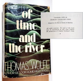 Thomas Wolfe: Of Time and the River. 1935 First Printing