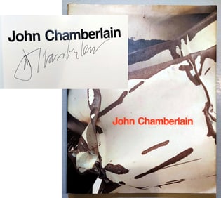 John Chamberlain: Signed by Artist Catalog, Kunsthalle Baden-Baden 1991