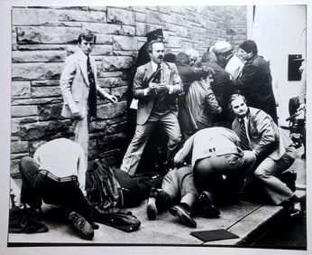 Don Rypka Photograph: Assassination Attempt on President Reagan 3.30.1981