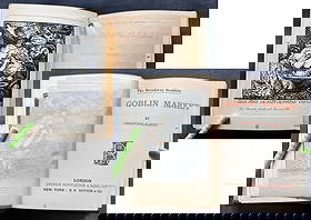 The Goblin Market Christina Rossetti, 1900 Broadway Booklet: Goblin Market by Christina G. Rossetti (1830 - 1894) was an English writer of romantic, devotional and children's poems. Published by George Routledge & Sons, London, 1900 Goblin Market, originally pu