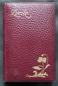 Owen Meredith (Bulwer-Lytton): Lucile c.1892 Deluxe Leather Bound