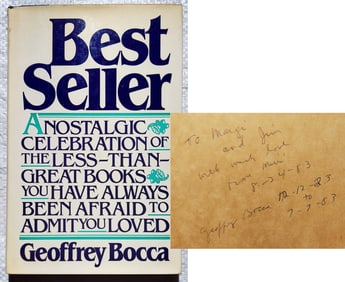 Geoffrey Bocca, Inscribed: Best Seller, 1981 First Edition