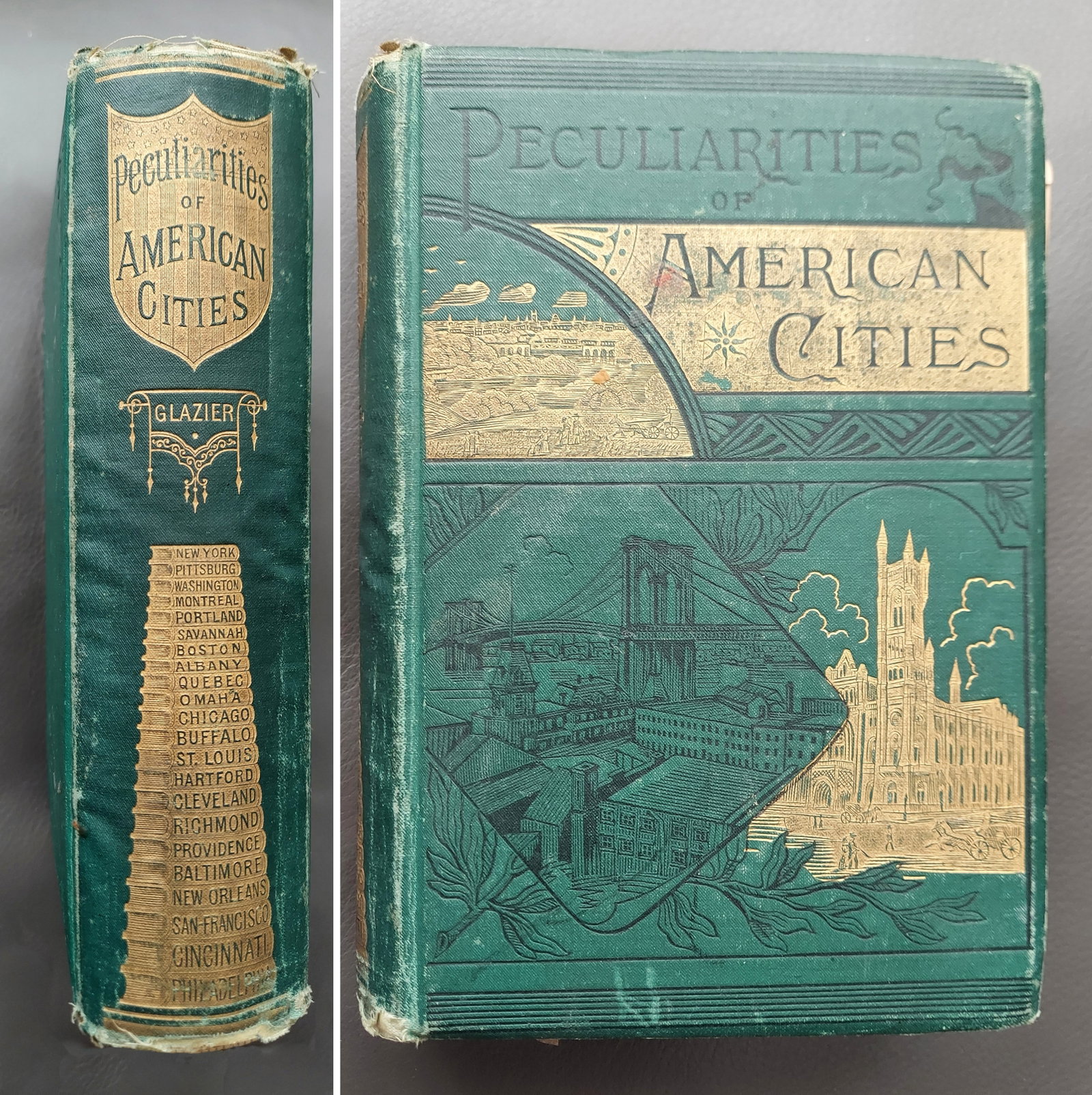 Captain Willard Glazier: Peculiarities of American Cities, 1883: Captain Willard Glazier: Peculiarities of American Cities Published by Hubbard Brothers, Philadelphia, 1886 The much-travelled Captain Glazier claimed to have lived in more than 100 American cities. I