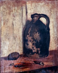 Eugene Higgins: Still Life, Oil on Canvas, c.1920s