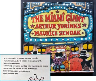Maurice Sendak, Arthur Yorinks: The Miami Giant 1995 1st Edition