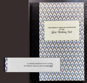 Lost Bathing Suit 1908 Sherlock Holmes Spoof 1992 Ed 15/50