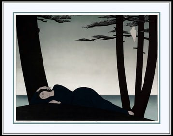 Will Barnet: Reclining Woman 1982 Lithograph Edition 196/300