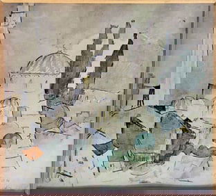 Alexis Gritchenko: Tsar Gorod (Istanbul) c.1920 Watercolor