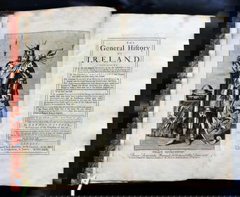 Dr. Keating: General History of Ireland 1723 First Edition