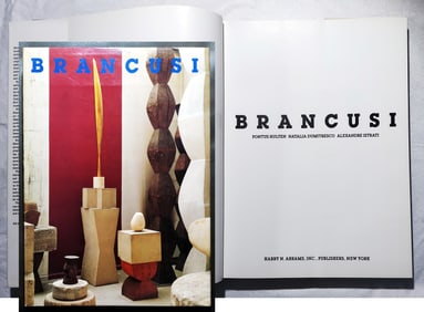Brancusi Monograph by Pontus Hulten, 1987 First Edition
