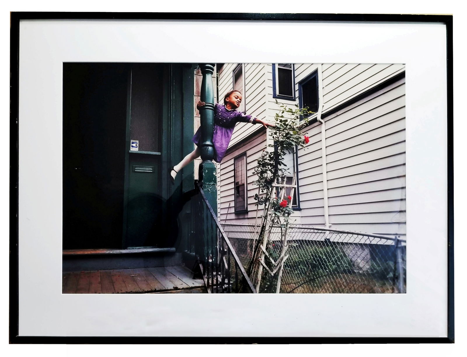 Paul D'Amato: Boston 1986 Color Photograph: Boston, 1986. Color Photograph, on color negative paper. In the collection of Chicago Museum of Contemporary Photography. Dimensions: Plate 35 x 23 in. (89 x 58.5 cm), Frame: 40.5 x 30 in. (103 x 76 c